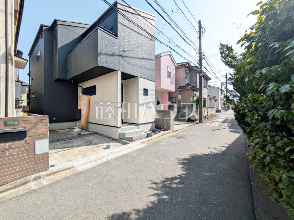 接道状況および現場風景　【所沢市狭山ケ丘１丁目】