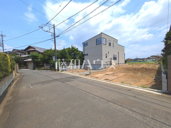 接道状況および現場風景　【所沢市大字下安松】