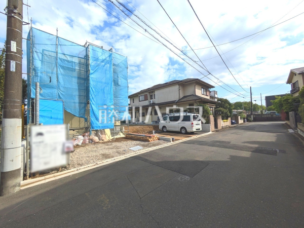 接道状況および現場風景　【所沢市大字下安松】