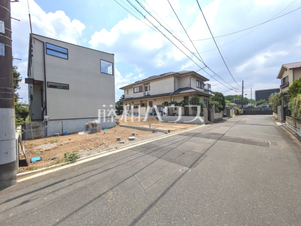 接道状況および現場風景　【所沢市大字下安松】