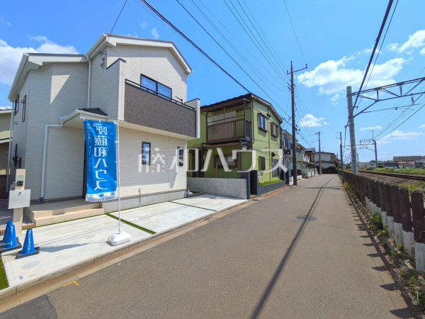 接道状況および現場風景　【小平市小川町１丁目】