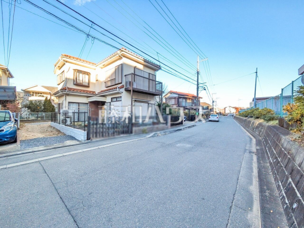 接道状況および現場風景　【日野市三沢】