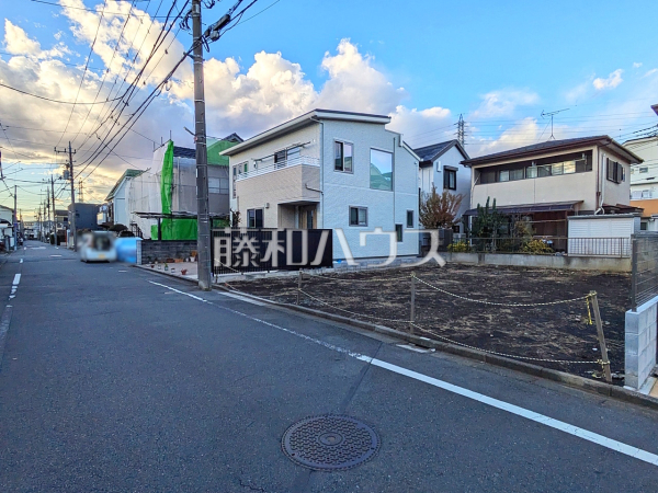 接道状況および現場風景　【三鷹市深大寺２丁目】
