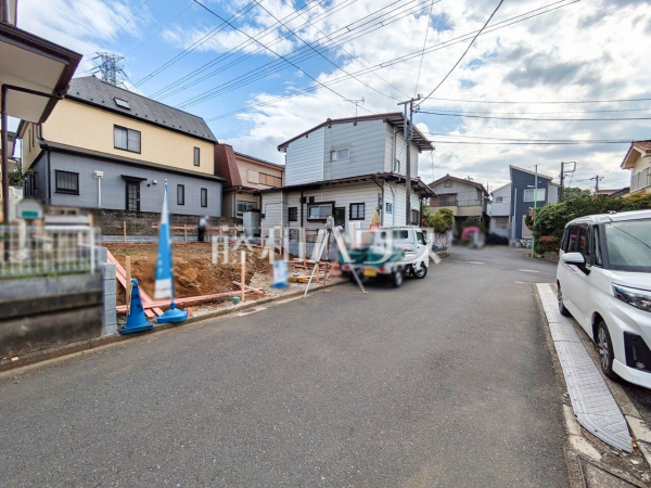 接道状況および現場風景　【新座市野寺３丁目】