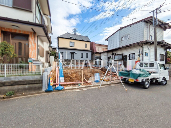 現地写真　【新座市野寺３丁目】 建物のプレゼンをさせていただきますので、実際の完成イメージを思い描いていただくことができます。お気軽にお問合せ下さい。 