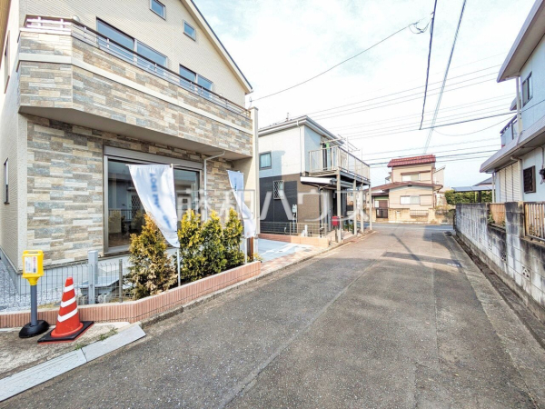 接道状況および現場風景　【東大和市上北台１丁目】