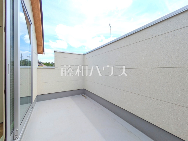 ２号棟　バルコニー　【東村山市萩山町２丁目】