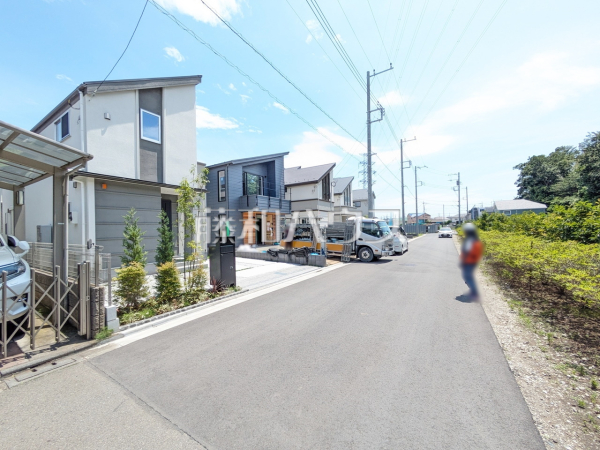 接道状況および現場風景　【国分寺市新町１丁目】