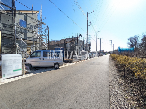 接道状況および現場風景　【国分寺市新町１丁目】