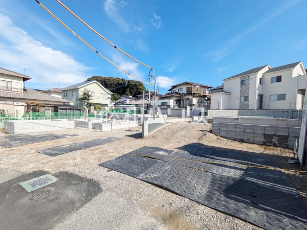 現場風景　【福岡市早良区野芥５丁目】　ここに住む方を想像して、着々と建築しております！