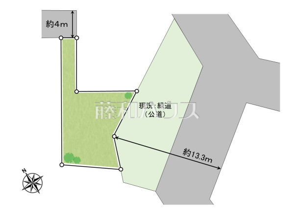区画図　【新座市馬場２丁目】