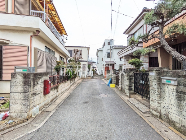 接道状況および現場風景　【新座市馬場２丁目】