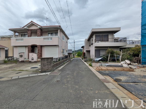 接道状況および現場風景　【小牧市大字林】
