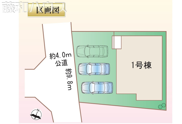 区画図　【小牧市大字林】