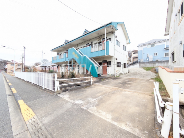 接道状況および現場風景　【八王子市谷野町】