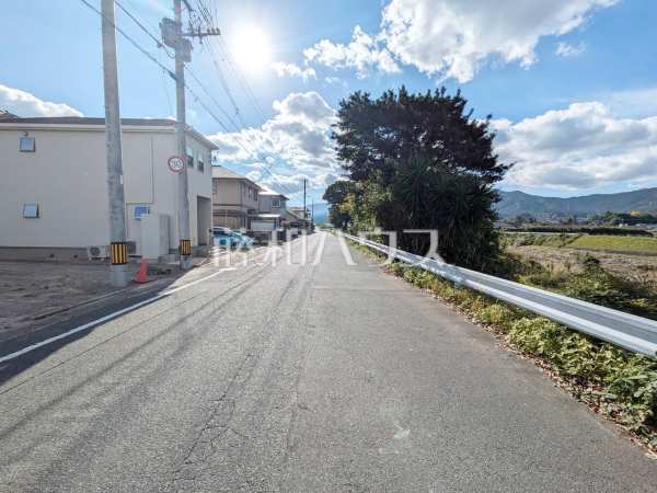 接道状況および現場風景　【福岡市早良区四箇１丁目】