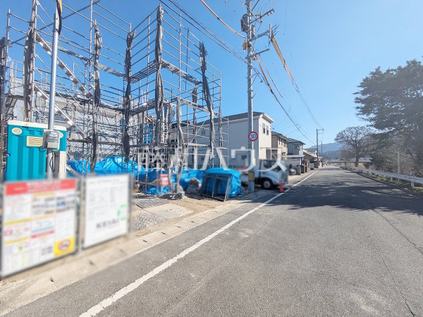接道状況および現場風景　【福岡市早良区四箇１丁目】