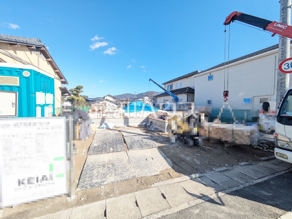 まだまだ建築中ですが、ぜひ現地をご覧になりませんか？基礎・上棟の状態は建築中にしかご覧になれません！　