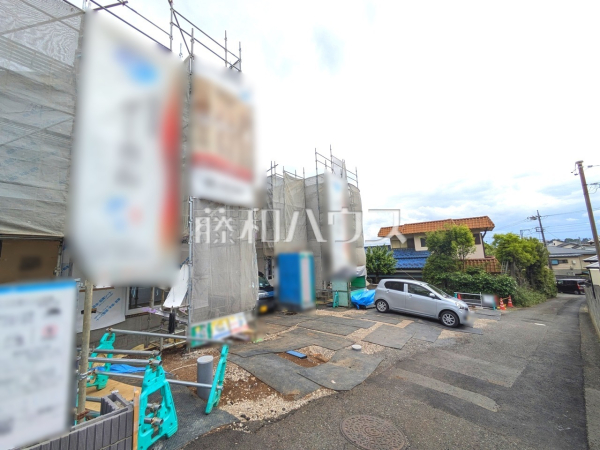 接道状況および現場風景　【東大和市芋窪１丁目】