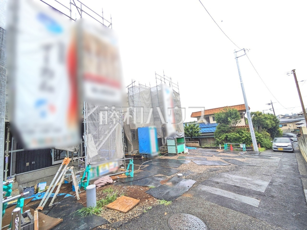 接道状況および現場風景　【東大和市芋窪１丁目】