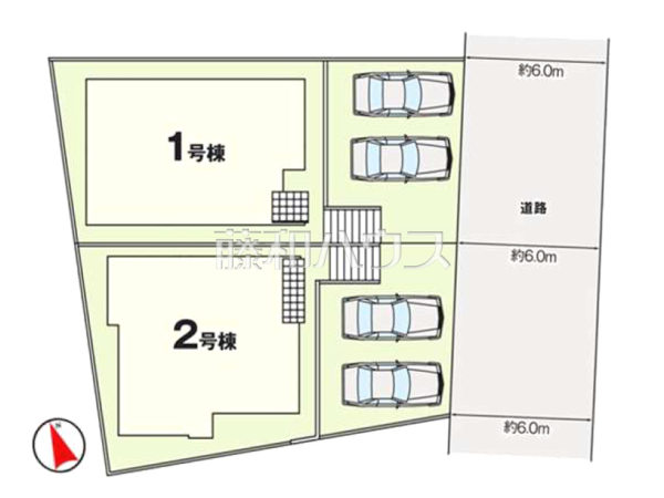 全体区画図　【福岡市城南区東油山３丁目】