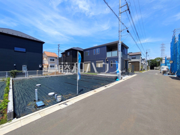 接道状況および現場風景　【三鷹市野崎３丁目】