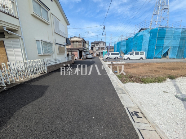 接道状況および現場風景　【練馬区南大泉１丁目】