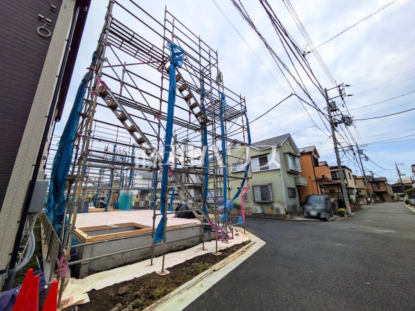 接道状況および現場風景　【練馬区南大泉１丁目】