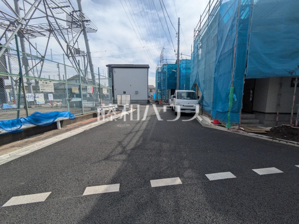 接道状況および現場風景　【練馬区南大泉１丁目】