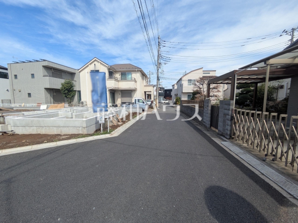 接道状況および現場風景　【練馬区南大泉１丁目】