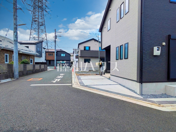 接道状況および現場風景　【練馬区南大泉１丁目】
