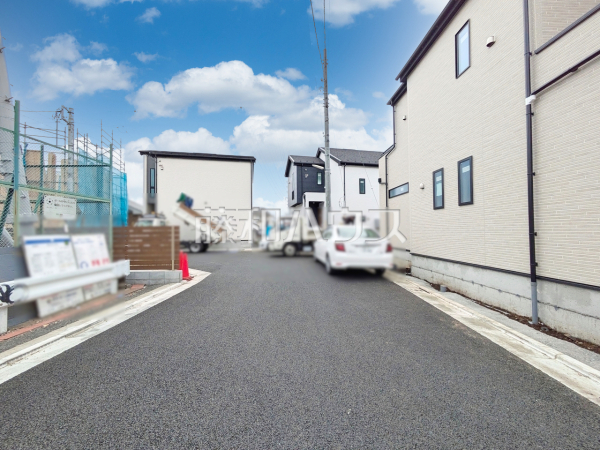 接道状況および現場風景　【練馬区南大泉１丁目】