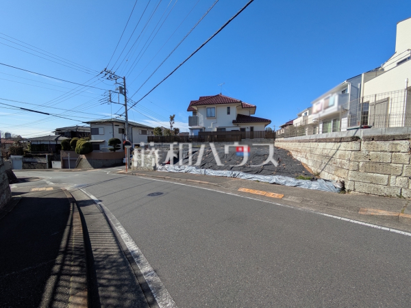 接道状況および現場風景　【多摩市桜ヶ丘４丁目】