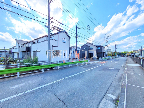接道状況および現場風景　【昭島市拝島町５丁目】
