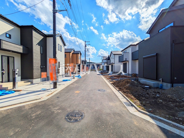 接道状況および現場風景　【昭島市拝島町５丁目】