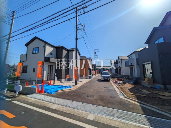 接道状況および現場風景　【昭島市拝島町５丁目】