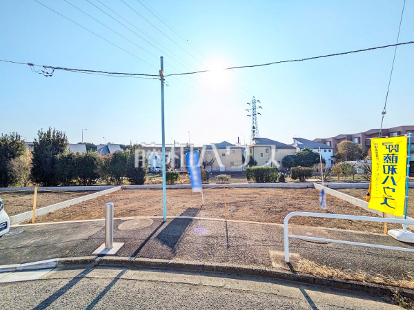 ≪2号地　外観≫北側・南側が開けているため日当たり良好！【府中市小柳町２丁目】