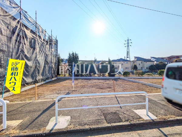 ≪3号地　外観≫京王線「多摩霊園」駅徒歩9分・西武多摩川線「競艇場前」駅徒歩8分の立地☆綺麗な整形地のため、思い描いているイメージをカタチにしやすい分譲地です。【府中市小柳町２丁目】