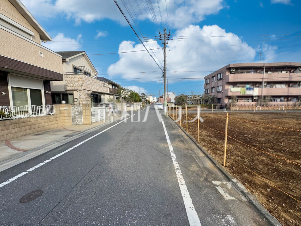 接道状況および現場風景　【練馬区石神井台３丁目】