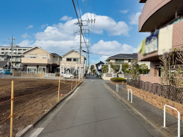 接道状況および現場風景　【練馬区石神井台３丁目】