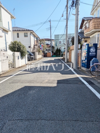 接道状況および現場風景　【練馬区石神井台５丁目】
