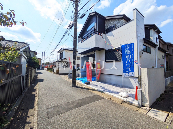 接道状況および現場風景　【西東京市新町５丁目】