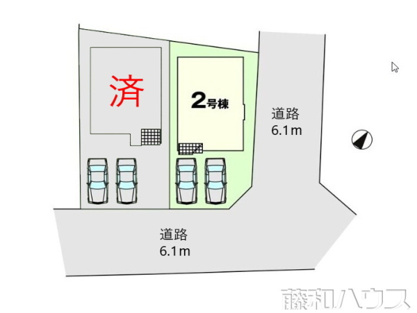 全体区画図　【春日井市勝川町２丁目】