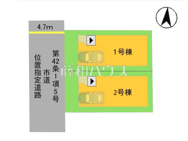 全体区画図　【福岡市早良区荒江３丁目】