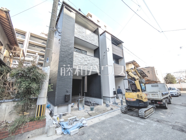 接道状況および現場風景　【福岡市早良区荒江３丁目】