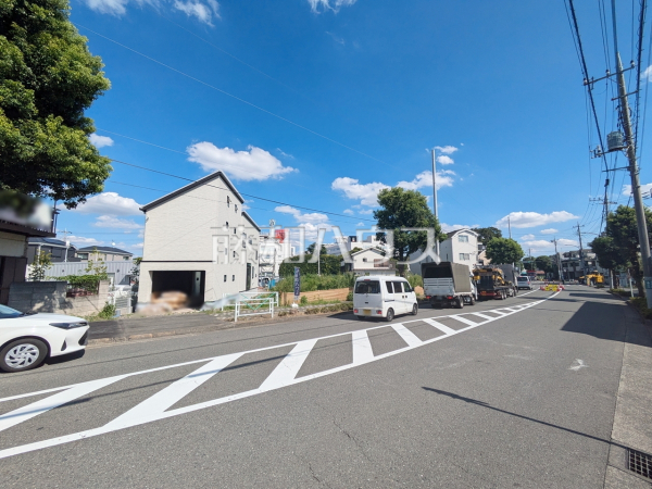 接道状況および現場風景　【府中市日新町３丁目】