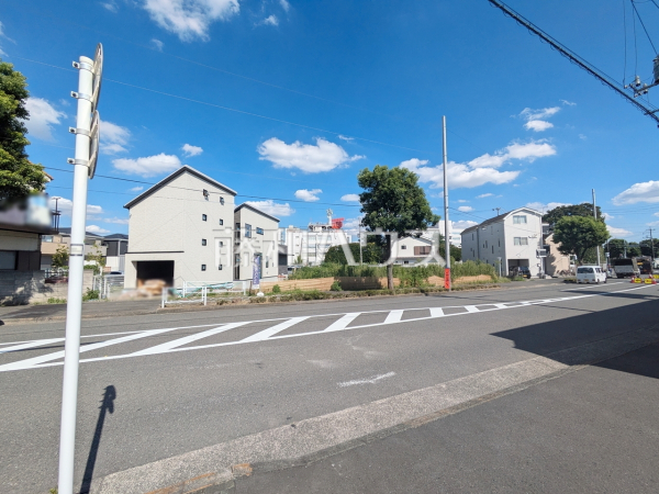 接道状況および現場風景　【府中市日新町３丁目】
