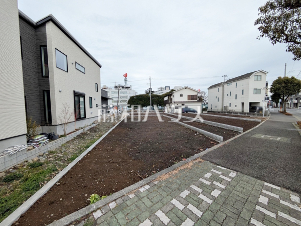 接道状況および現場風景　【府中市日新町３丁目】