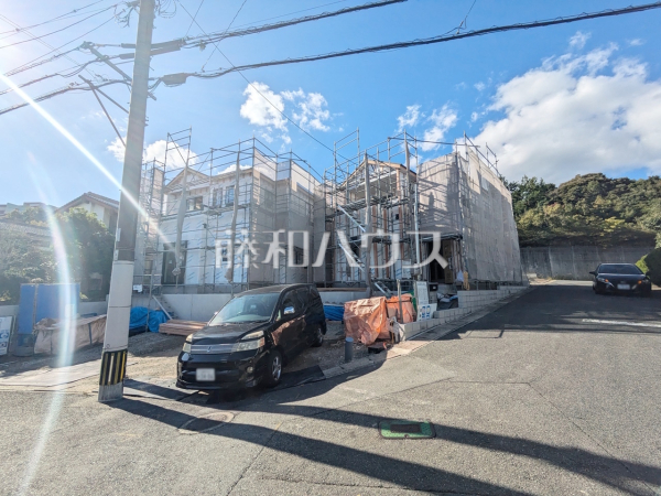接道状況および現場風景　【福岡市西区拾六町４丁目】