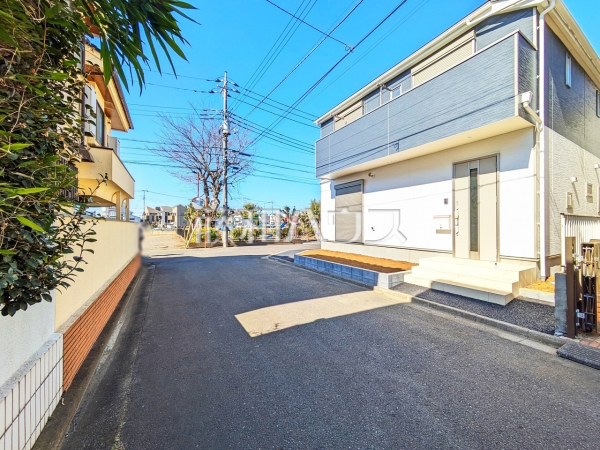 接道状況および現場風景　【清瀬市下清戸１丁目】
